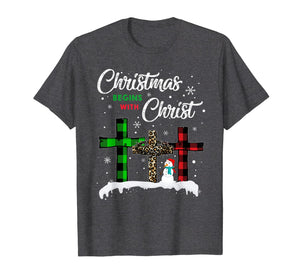 Christmas Begins With Christ Costume Xmas Gifts T-Shirt