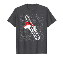 Load image into Gallery viewer, Christmas Trombone Shirt - Santa Trombone Funny Xmas Pajama T-Shirt
