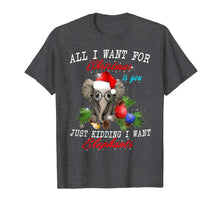 Load image into Gallery viewer, All I Want For Christmas Is Elephants Funny Xmas Gift T-Shirt
