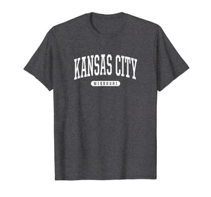 Kansas City Missouri T-Shirt Vacation College Style Sports T