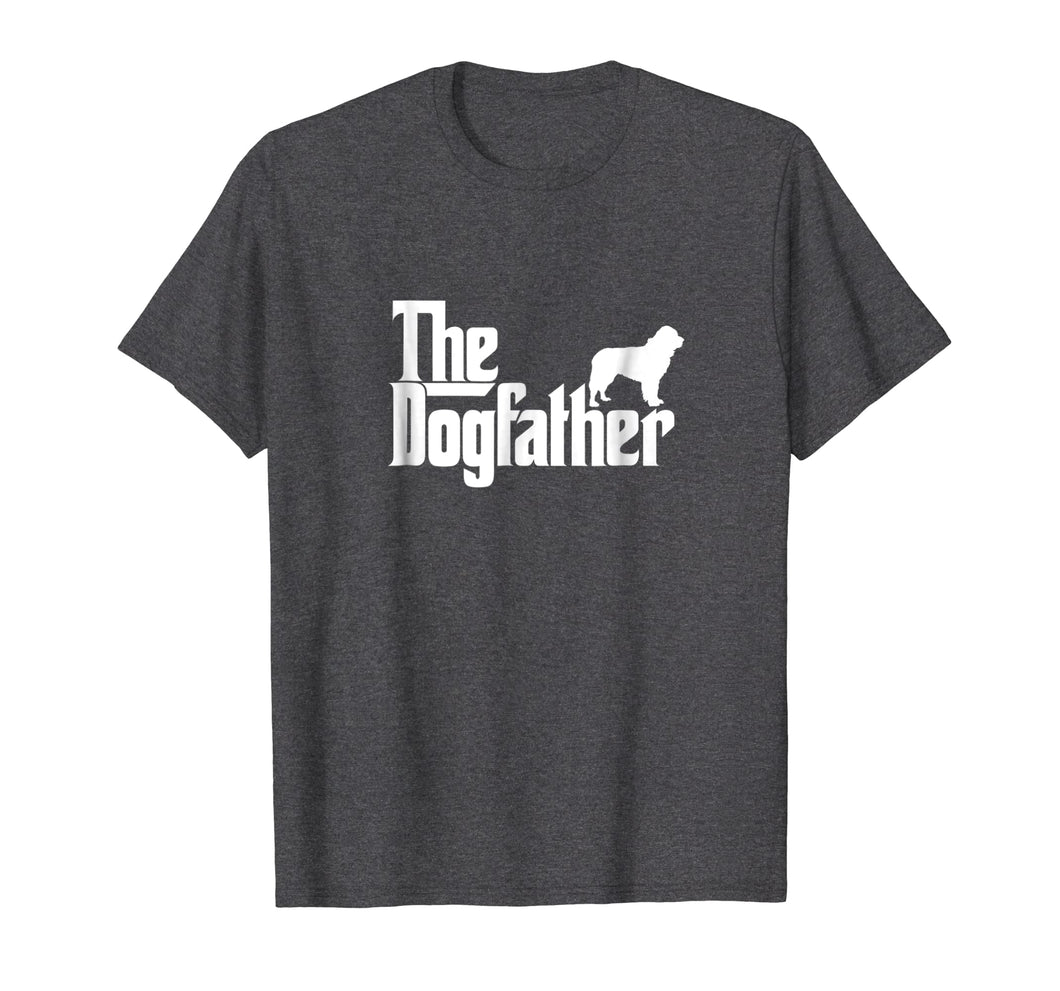 Mens The Dogfather Newfoundland Dog Father Dad Shirt