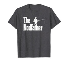 Load image into Gallery viewer, Mens Funny Fishing T-Shirt - The Rodfather, Fishing Gift For Men
