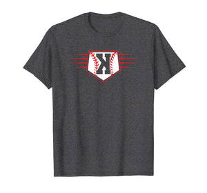 Backwards K Baseball Pitcher Strikeout T-Shirt
