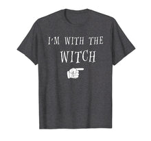 Load image into Gallery viewer, Men&#39;s Halloween Couples Costume T Shirt I&#39;m With The Witch
