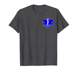 EMT EMS PARAMEDIC Star of Life CADUCEUS EKG T-Shirt
