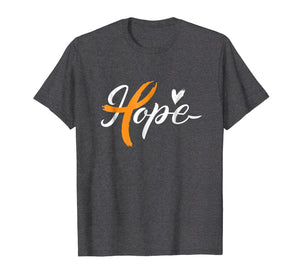 Hope Heart Strong Fight Kidney Cancer Cute Shirt Gift