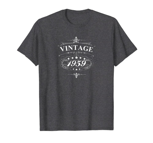 Vintage 1959 t-shirt - funny birth year birthday tshirt