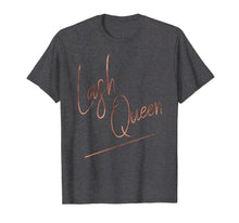 Load image into Gallery viewer, Eyelashes Lash Queen Ombre Handwriting Tee for Makeup Artist
