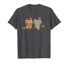 Load image into Gallery viewer, Magic Trendy Cute &amp; Vintage Woodland Owl Art T-Shirt S500380
