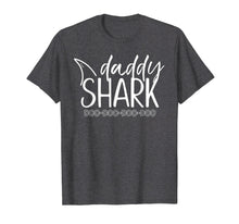 Load image into Gallery viewer, Mens Daddy Shark Doo Doo Fathers Day Gift T-Shirt
