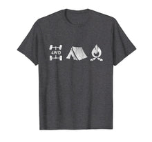 Load image into Gallery viewer, 4WD Overland Explorer Tee 4x4 Tent Camp Fire T-Shirt

