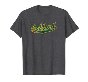 Oakland T-Shirt - Baseball Script