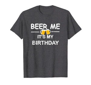 Beer Me It's My Birthday T-shirt Emoji Birthday Gifts Tee