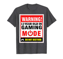 Load image into Gallery viewer, 12th Birthday Gamer T-Shirt Boys Girls PC Gaming Tee Shirt
