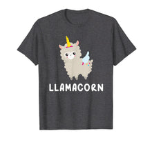 Load image into Gallery viewer, Llamacorn T-Shirt - Funny Llama Mixed With Unicorn Tee
