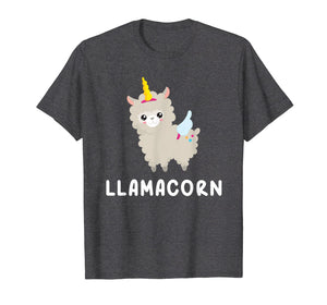Llamacorn T-Shirt - Funny Llama Mixed With Unicorn Tee