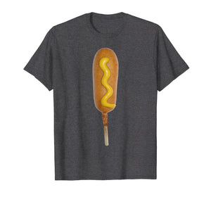 Corn Dog T Shirt -- Corn Dog Carnival  Food Shirt