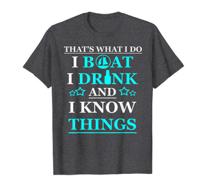 Boating Gifts Boat Owner Men Sailing Drinking T Shirts