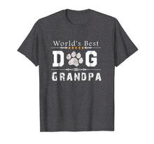 Load image into Gallery viewer, Mens World&#39;s Best Dog Grandpa T-Shirt
