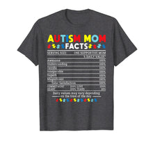 Load image into Gallery viewer, Autism Mom Facts One Supportive Mom Awareness Gift T-Shirt
