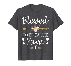Blessed To Be Called Yaya Mothers Day Gifts T-Shirt