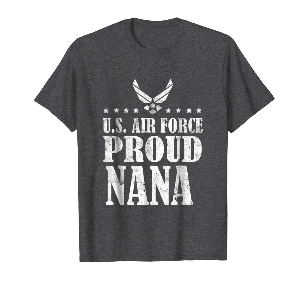 Air Force Family - Proud Nana US Air Force Stars T-shirt