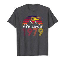 Load image into Gallery viewer, Retro Vintage 40th birthday 1979 Gifts T-Shirt
