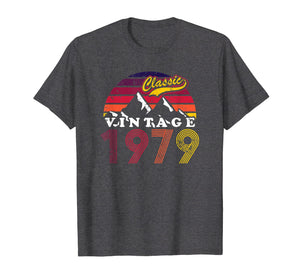 Retro Vintage 40th birthday 1979 Gifts T-Shirt