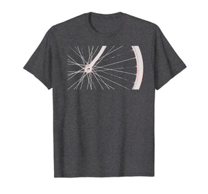 Bike Wheel Close Up of Radial Spokes T-shirt