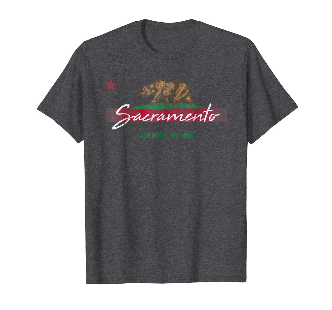 Republic of California State Flag Shirt Sacramento Souvenir