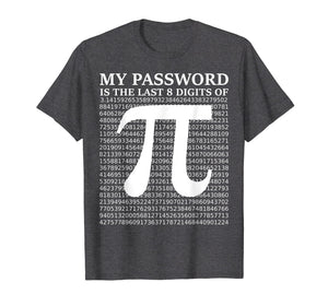 Pi Day Shirt 2019 My Password Is The Last 8 Digits Of Pi