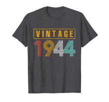 Load image into Gallery viewer, 75 Years Old 1944 Vintage 75th Birthday T Shirt Decorations

