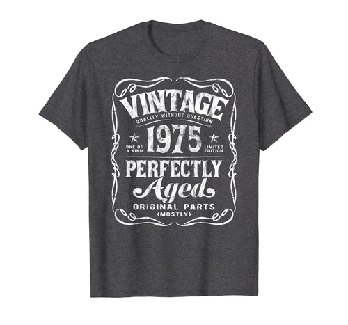Vintage Made In 1975 T-Shirt 44th Birthday Gift