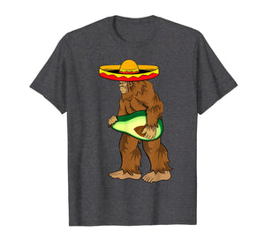 Bigfoot Carrying avocado shirts Cinco de Mayo Sasquatch men