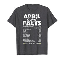 Load image into Gallery viewer, April Girl Facts T-shirt
