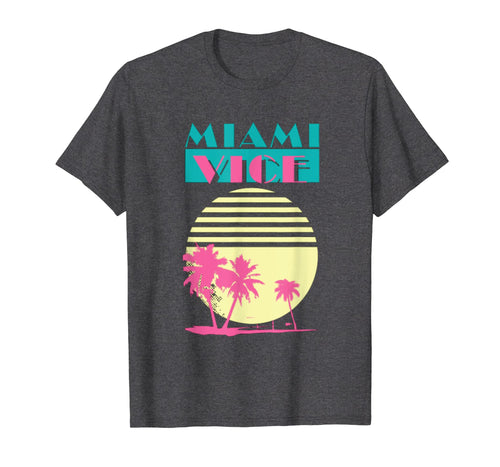 Vintage Miami Florida Cityscape Retro Graphic T-Shirt