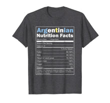 Load image into Gallery viewer, Argentina Shirt - Funny Argentinian Nutrition Facts Tshirt
