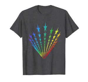 Rainbow Star Flag LGBT Funny Gift Tshirt