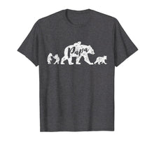 Load image into Gallery viewer, Papa Bear T Shirt with Four Cubs
