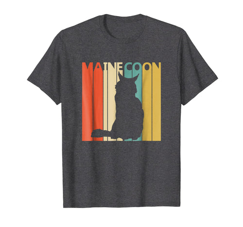 Vintage Maine Coon Cat T-shirt - Cat Owner Tshirt Gift