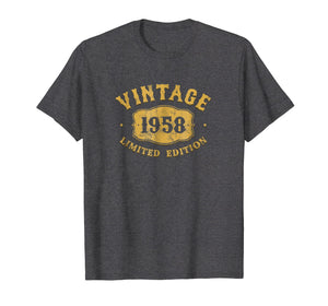 61 Years Old 61st B-day Birthday Vintage Gift 1958 T-Shirt