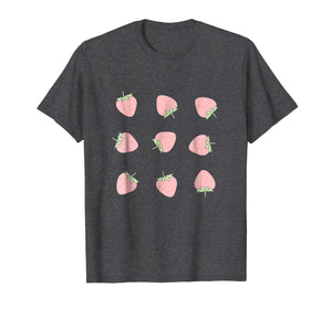 Cute Summer Strawberry Pattern T-Shirt