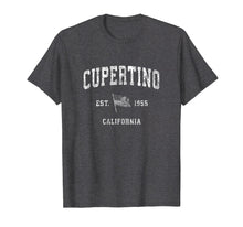 Load image into Gallery viewer, Cupertino California CA T-Shirt Vintage US Flag Sports Tee
