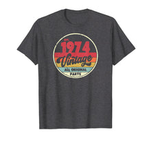 Load image into Gallery viewer, 1974 Vintage T Shirt, Birthday Gift Tee. Retro Style Shirt.
