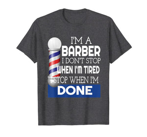 Barber Shirt Funny Barber College Graduation Gift
