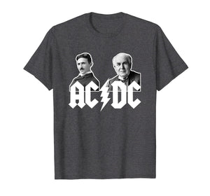 Alternating vs Direct Current: Nikola vs Edison T-Shirt