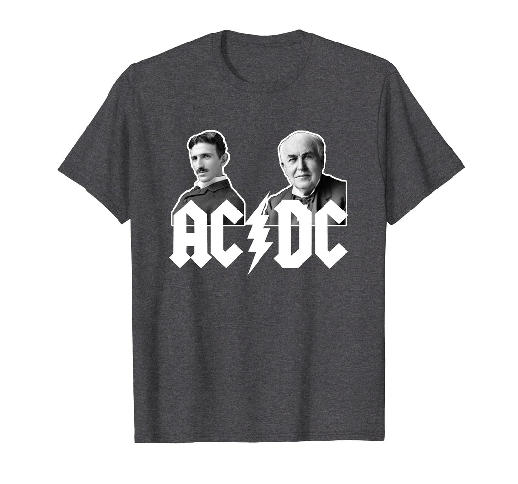 Alternating vs Direct Current: Nikola vs Edison T-Shirt