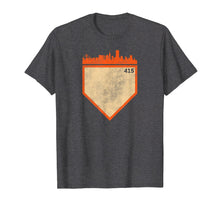 Load image into Gallery viewer, Retro San Francisco Baseball No Plate Like Home 415 T-Shirt
