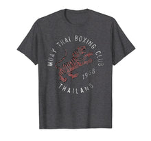 Load image into Gallery viewer, Muay Thai Boxing Club Thailand Tiger Vintage Graphic T-Shirt
