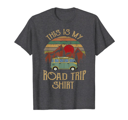 Vintage This Is My Road Trip Family Vacation Tshirt Gifts